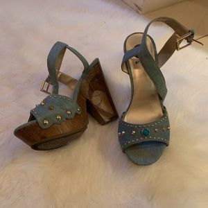 GUESS DENIM HEELS